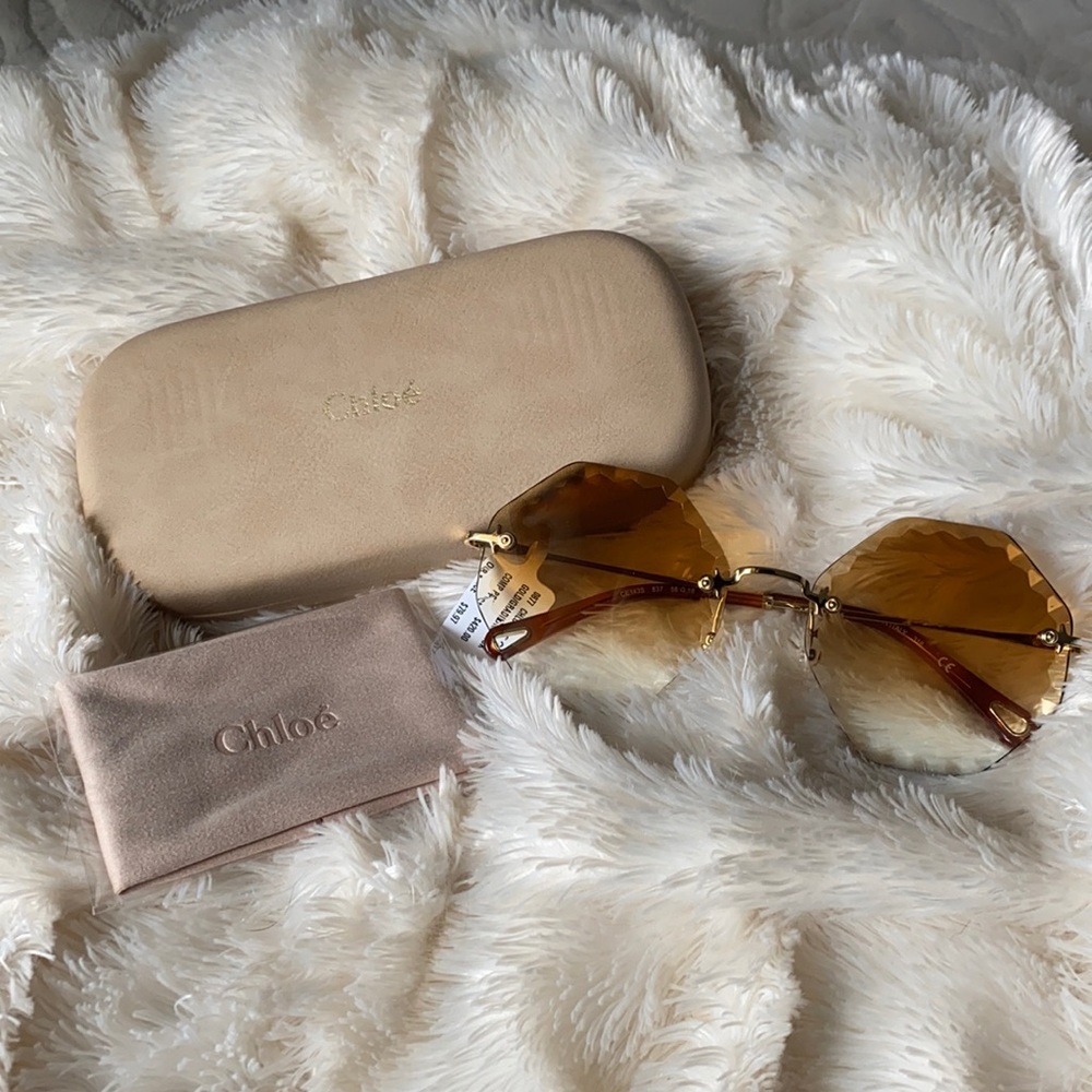 Chloe Rosie octagon sunglasses